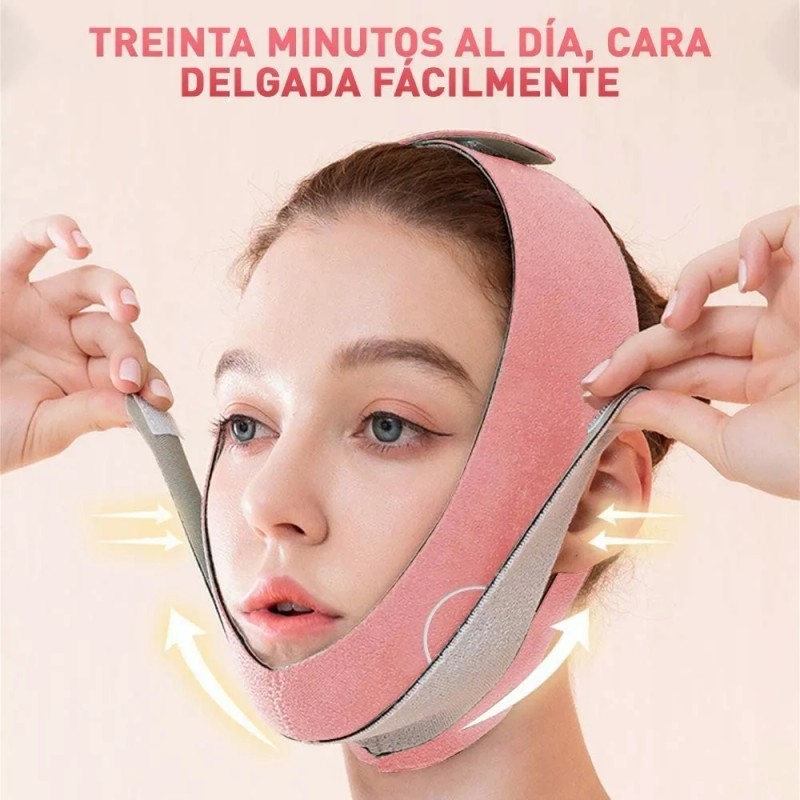Faja Mentonera Reductores Papada Correa Adelgazante Facial