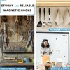 Grtard 6 Pack Magnetic Hooks, 22 lb+ Pull Strong Neodymium