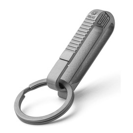 TISUR Titanium Carabiner Keychain for Men Belt Clip with Key Ring Gift, RK1