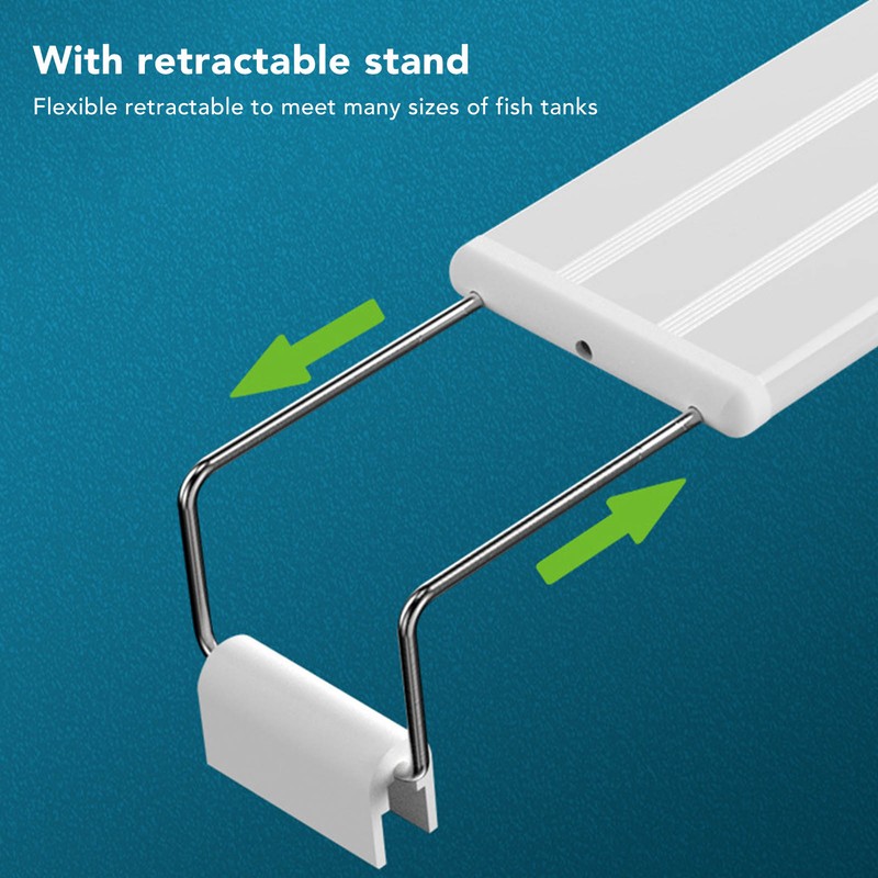 LED Aquarium Light Professional 4 Rows Splashproof Natural Lighting Simulation