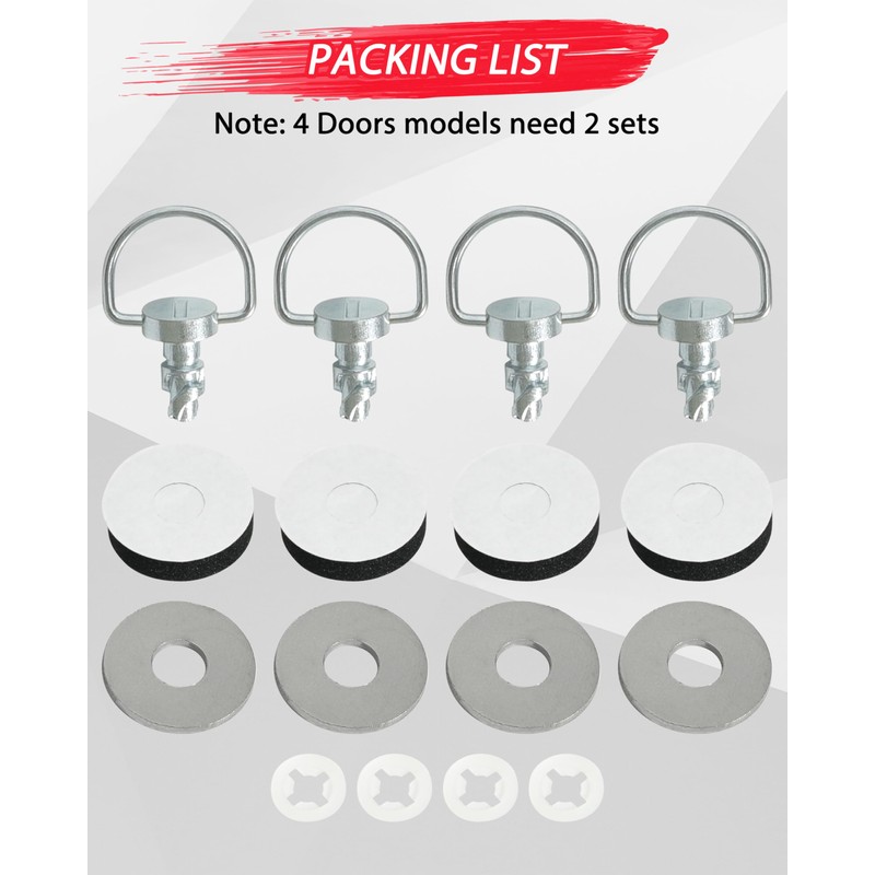 SAUTVS X3 Roof Pins Quick Release Bolts for Can-Am Maverick