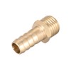 sourcing map Brass Metric Barb Connector Barb Hose Nozzle 10mm