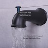 BEIYI 2 Handle Shower Faucet Set, Matte Black Two Handle