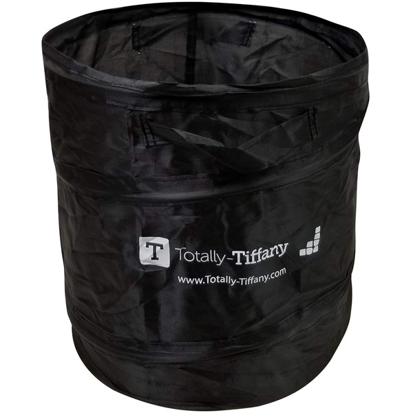 Totally-Tiffany POPC-001 Totally Tiffany-12 Pop Up Trash Can-Black