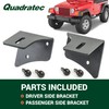Quadratec Windshield Light Mounting Bracket - Fits Jeep Wrangler TJ