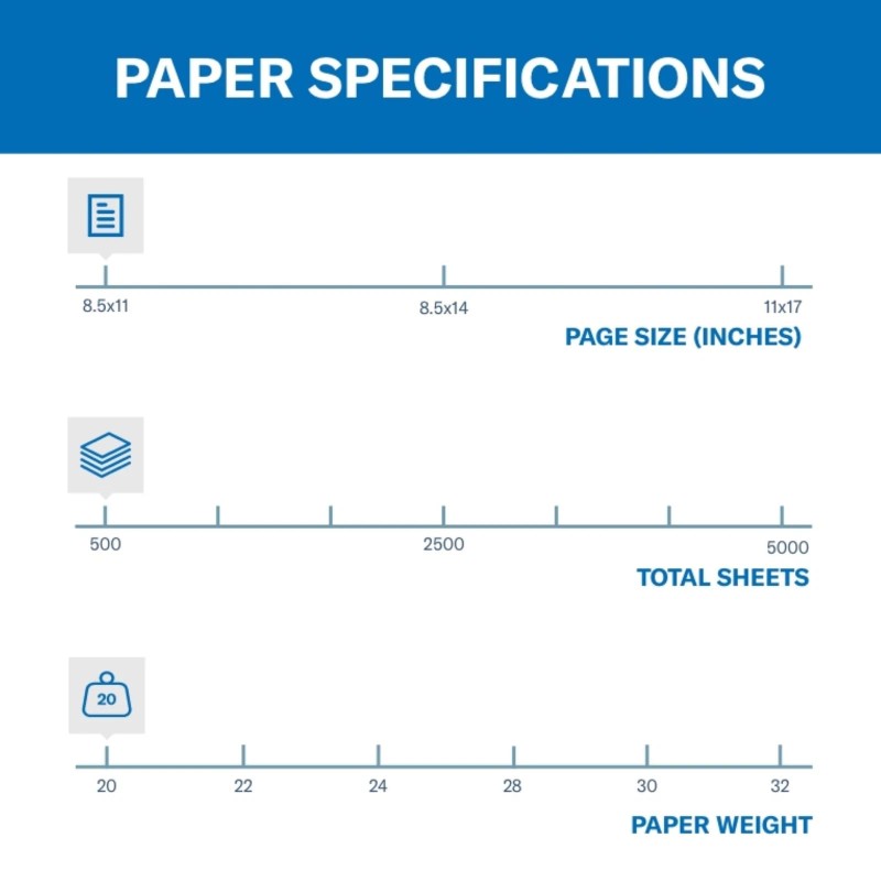Hammermill Colors Cream Printer Copy Paper 8.5 x 11 20lb
