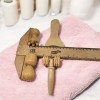 Kit Masaje Maderoterapia Facial Cuello Copa Tablita Rodillo Madera Miel