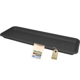 MePla - XXL Coaster, 77 cm, Anthracite, Weatherproof Stable Coaster Made of UV-Resistant Plastic