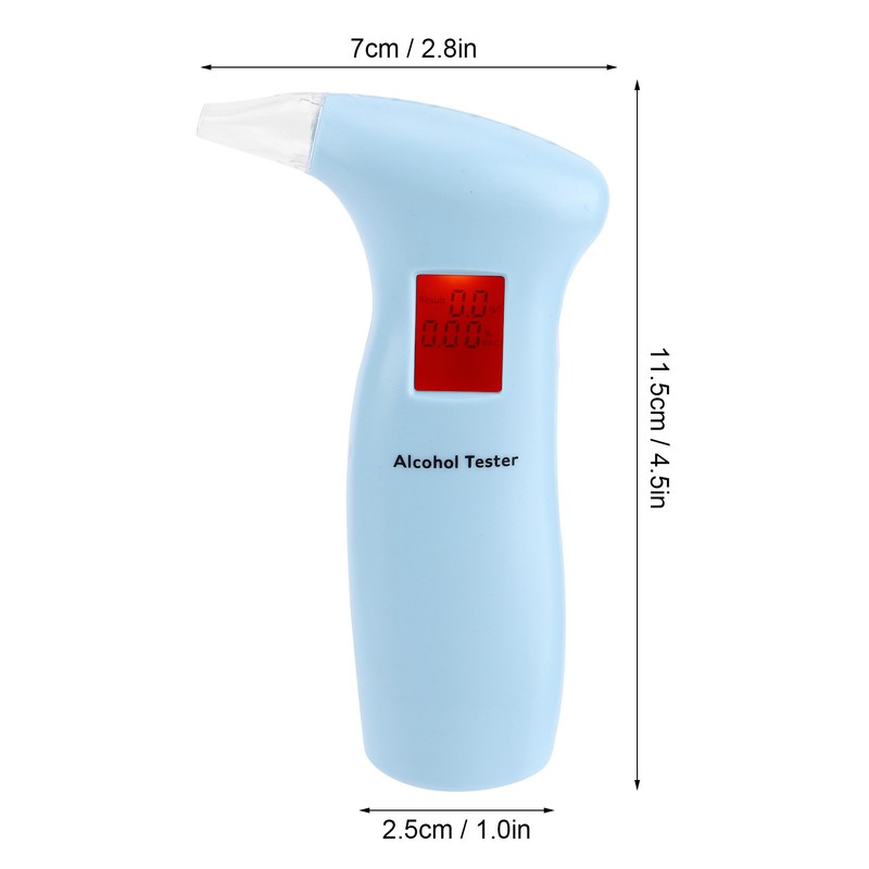 Breath Liquor Tester Driver Drunk Detector Wine Analyzer with LCD