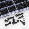 400 Piece M5 Screws Set, Flange Screws Nuts Set, Hex