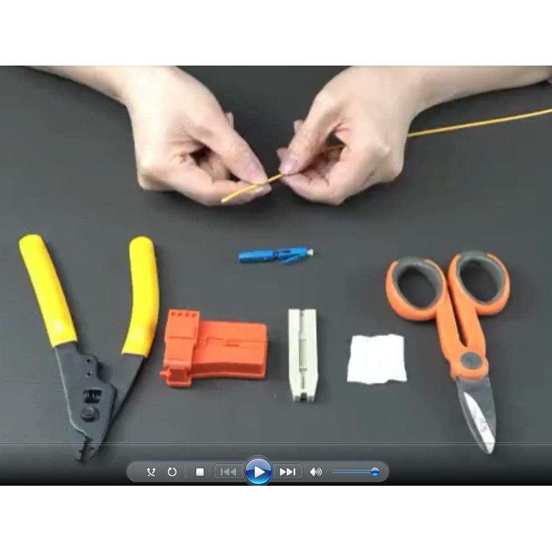 LEITE LC Fiber Optic Quick Connector with Cutting Tool Fiber