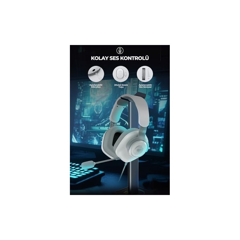 havit Gamenote H2230D - Auriculares para Juegos con micrófono y