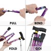 Walking Cane ANCKNE Cane for Woman | Lightweight, 5-Level Height