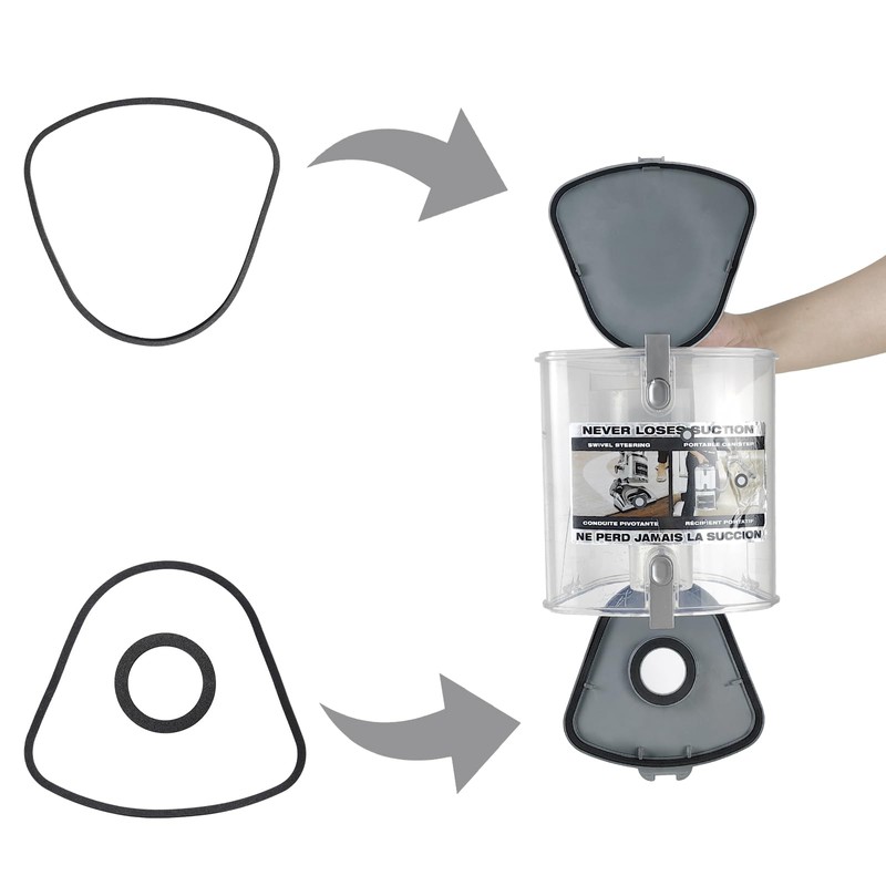 MITCHENIFY Replacement Gasket Compatible with Shark Upright Vacuum Cleaner Dust
