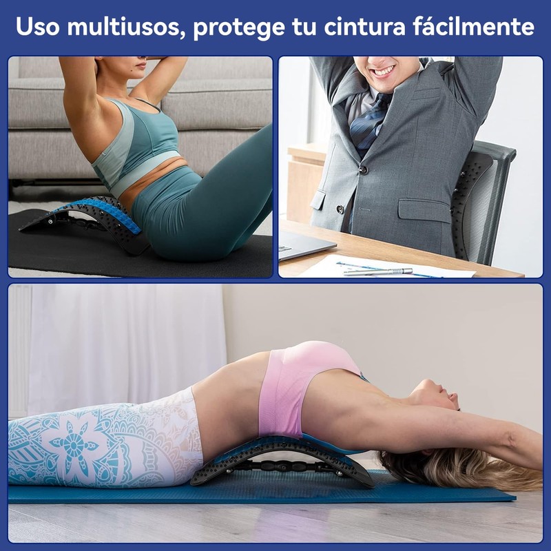 Camilla De Espalda Baja Con Puntos De Acupresión Magnéticos,Utilizado Para