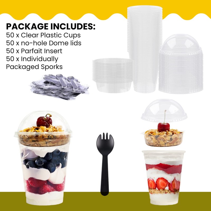innovative offer Parfait Cups - 12 Oz - 50 Set
