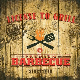 Paper Napkin 'Licence to Grill'