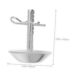 Kisangel Plow Skid Shoes Metal Replacement for Snowplow Attachment for Atvs Utvs Easy Install Durable for Winter