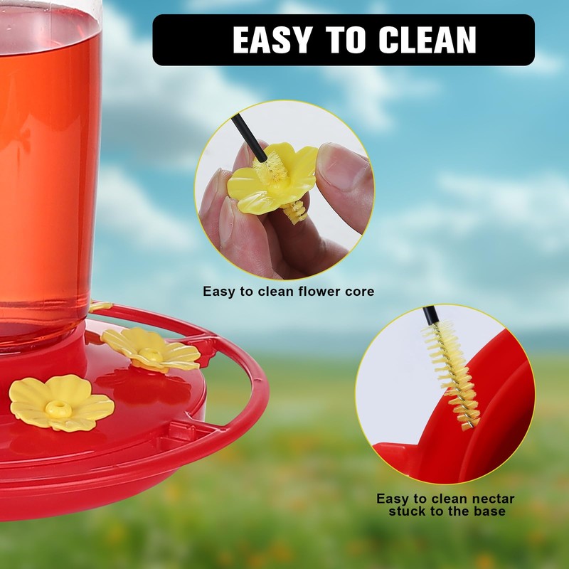 Hummingbird Feeder Cleaning Brushes Set- 21, Easy Clean & Multipurpose