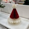 White Ikea VINTERFINT Christmas Decoration, Santa Claus hat red/white, 11