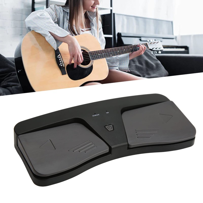 Page Turner Pedal,Bluetooth,Music Page Turner Wireless Score Turning Foot Pedal