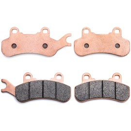 SuperATV Sintered Brake Pads for Can-Am Maverick X3 | Replaces OEM # 715900379, 715900380, 715900386, 715900387 | Sintered Copper Pads for Extreme Durability | Set of 4
