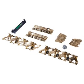 Amtech S5165 Picture Hanging Kit with Picture Hooks, Nails, Hanging Wire and Spirit Level 117pc
