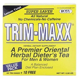 Body Breakthrough Trim Maxx Tea Lemon 60 Bags Herbal Dietary Supplement 60 Se...