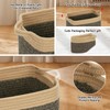 LOVSTORAGE Woven Baskets for Organizing, Cotton Rope Storage Baskets for