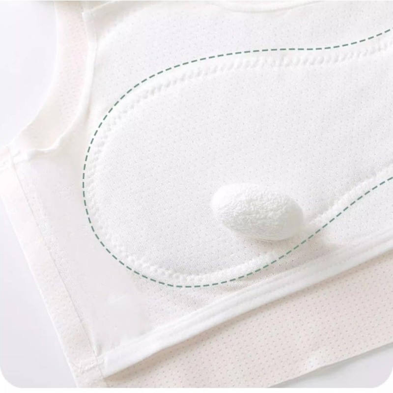Herepai - Bralettes de entrenamiento para niñas, sin costuras, chaleco
