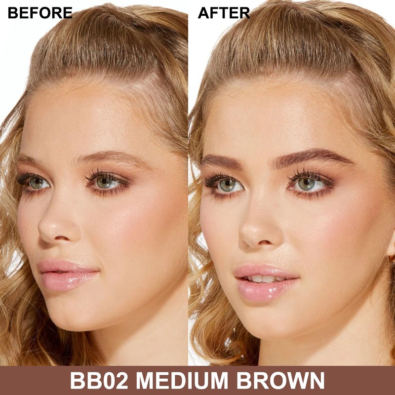 FOCALLURE FLUFFMAX TINTED Liquid Eyebrow Pen, Eyebrow Microblading Pen with