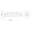 5mm x 9mm Euro Screws for Hinges Draw Runner Screws
