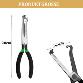 Beiyan Electrical Separating Pliers, Long Spark Plug Removal, Electrical Disconnect Pliers, Automotive Tools, Electrical Connector Pliers for Vehicles, Hose Clamp for Pipes (Greenish-Black)