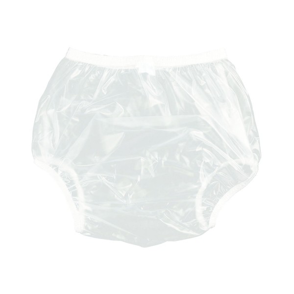 Haian Inkontinenzhose für Erwachsene, Kunststoff, transparent, Weiß, Größe L