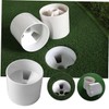WOONEKY 4pcs Golf Putting Cups Durable Training Hole Cups for
