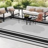 SatisInside Outdoor Rug 8x10 Ft Waterproof Plastic Straw Rugs for
