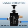 Innfeeltech 1 Pcs Air Hand Lever Operated Valve 3 Way