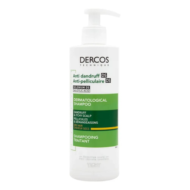 Shampoo Vichy Dercos Dermatológico Anticaspa 390 mL