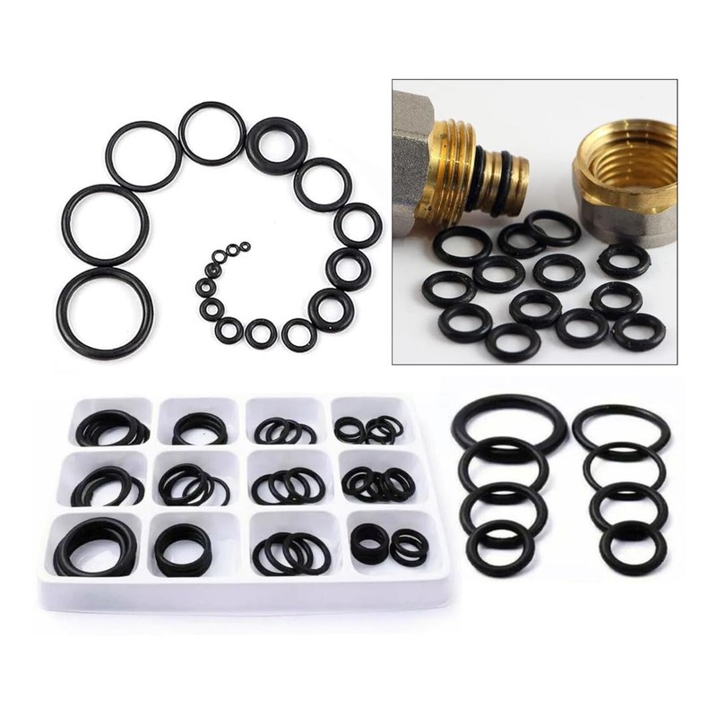 BlissMart 50pc O-ring Assortment Set Pack Rubber Seals Set DIY