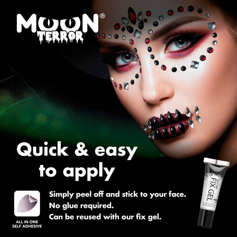 Face Jewels by Moon Terror - Festival Face Body Gems,