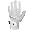 EQUESTRIAN QUEEN Savaii Lightweight Breathable Riding Gloves (White, L)