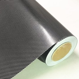 4D Black Carbon Fiber Vinyl Wrap Sticker Air Realubble Free Anti-Wrinkle 60" x 60" / 5FT x 5FT
