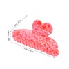VICASKY Large Heart Nonslip Acrylic Hair Clip for Women Cute