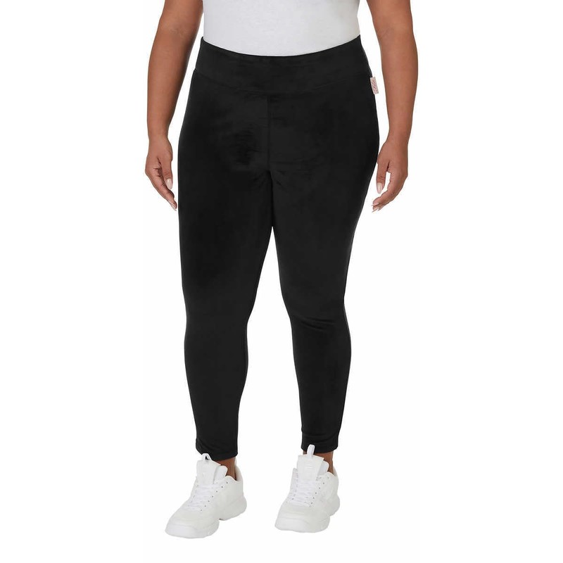 Fila Womens Velour Leggings (US, Alpha, Large, Regular, Regular, Black24)
