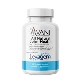 Avani Health Levagen+ Pea Joint Support Supplement, Plant Based, Natural Wellness Formula