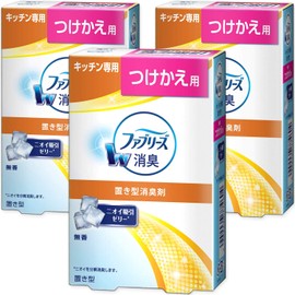 Febreze Deodorizing Air Freshener, For Kitchen, Non-Scented, For Replacement, 4.6 oz (130 g) x 3 Packs