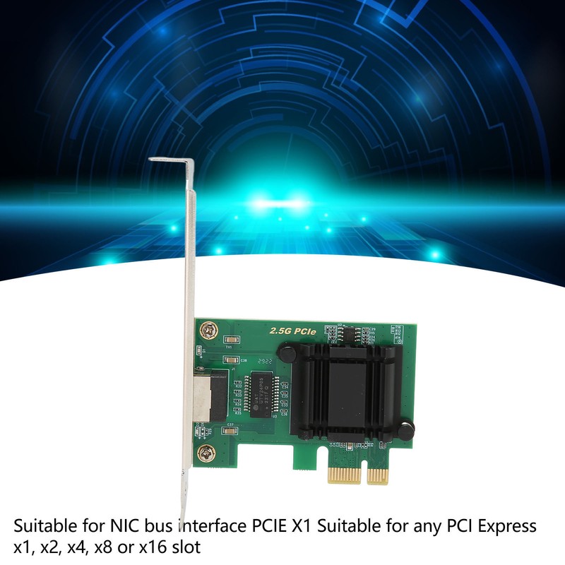 2.5Gbps PCIe Network Adapter with Bracket RJ45 PCI Express Gigabit
