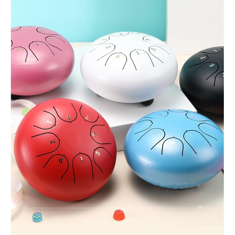 Rain Drum for Outdoor Garden, Natural Chakra Drum for Outdoor