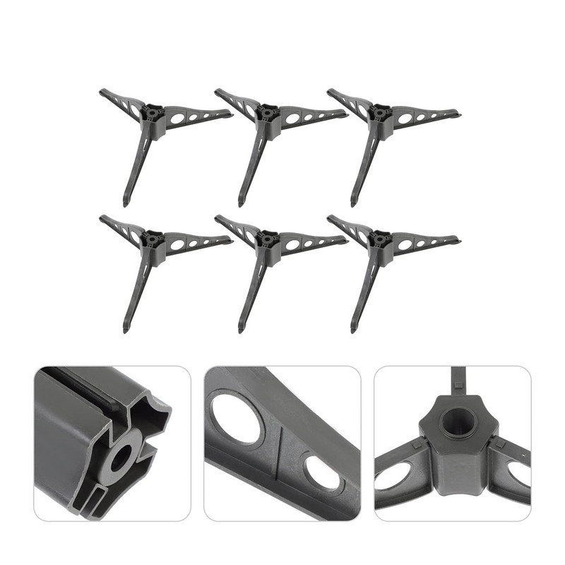 Healifty Adjustable Base 6Pcs Xmas Tree Bases Stand Christmas Tree