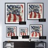 America Flag Pledge of Allegiance Art Framed Patriotic Wall Decor